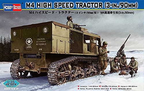 Hobby Boss 82407 modelarstwo komplet M4 High Speed Tractor (3 in./90 mm)