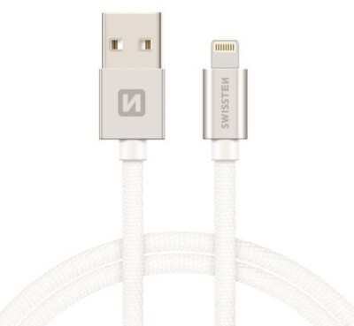 SWISSTEN Kabel USB Lightning SWISSTEN 1.2m Srebrny 71524203