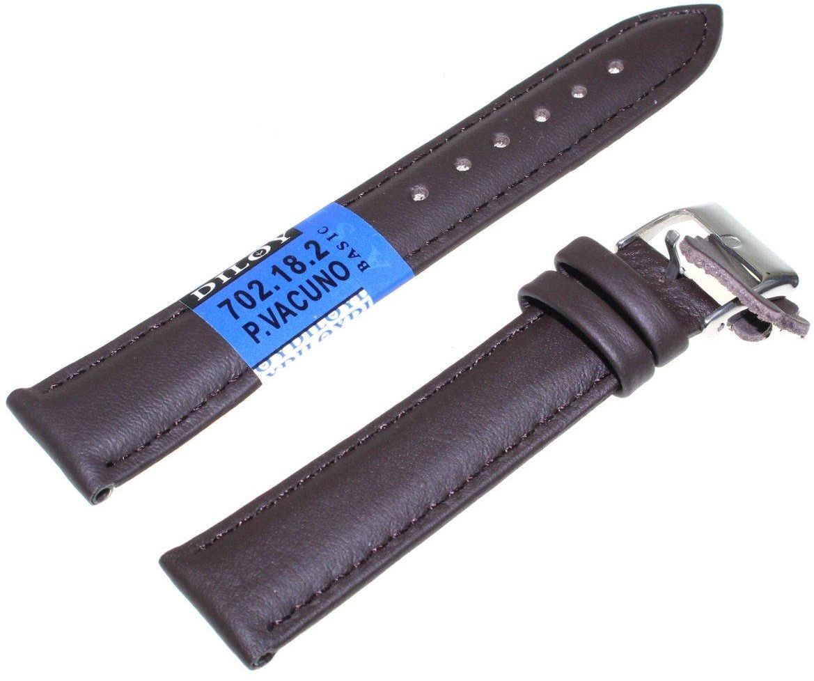 Diloy Skórzany pasek do zegarka 18 mm 702.18.2 702.18.2