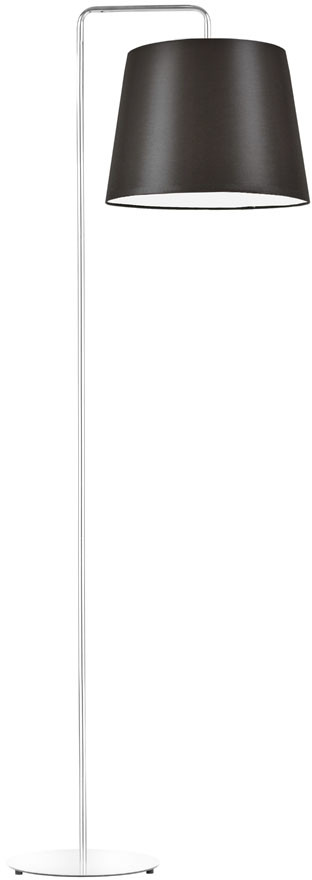 Lysne Brązowa lampa podłogowa do pokoju dziennego RIJAD 500013/8