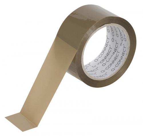 Q-Connect Taśma pakowa 48mm, 66y, brązowa KF17484