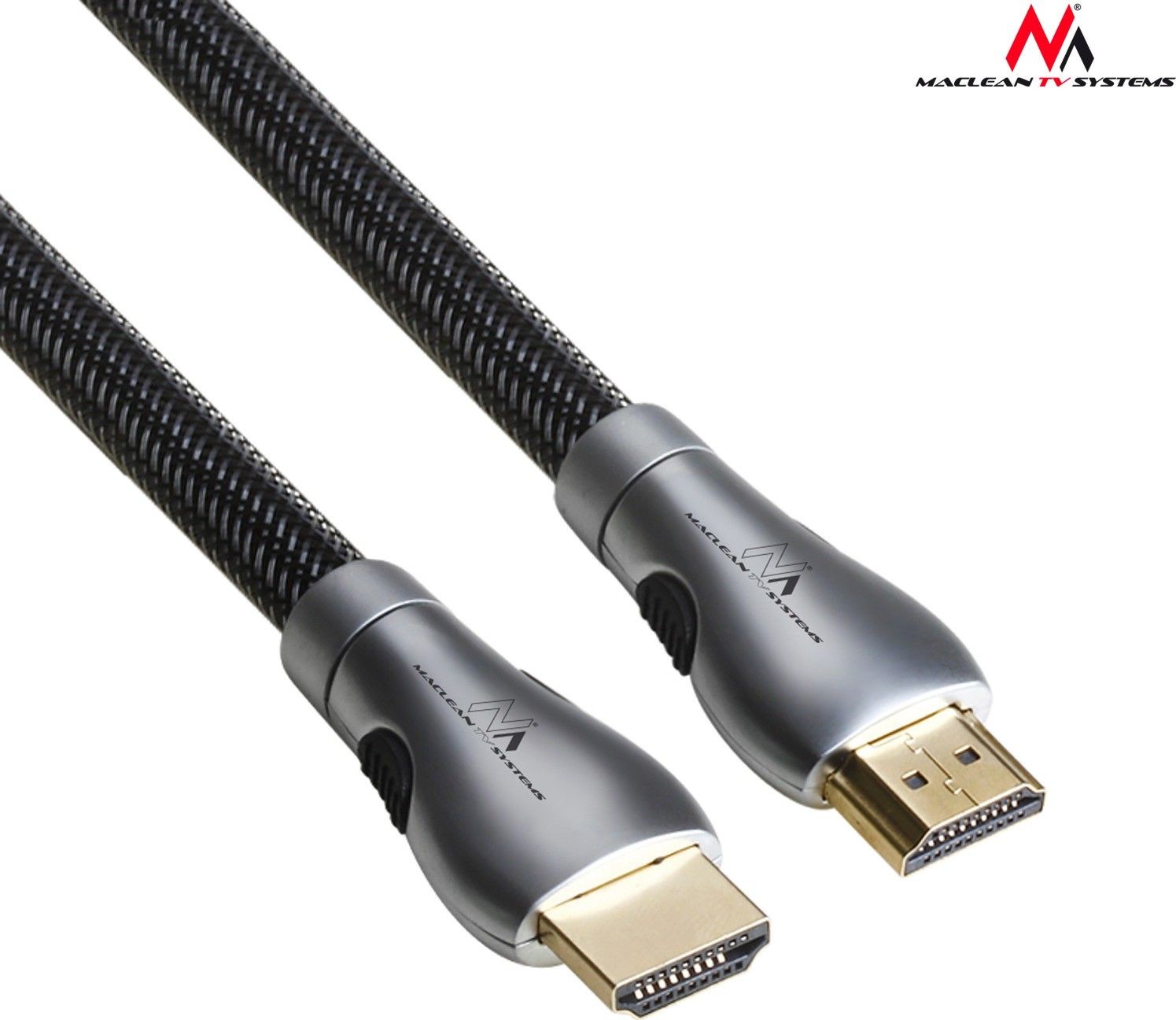 Maclean Kabel MCTV-705 Przewód kabel HDMI-HDMI 3m v2.0 30AWG 4K 60Hz metalowe koncówki