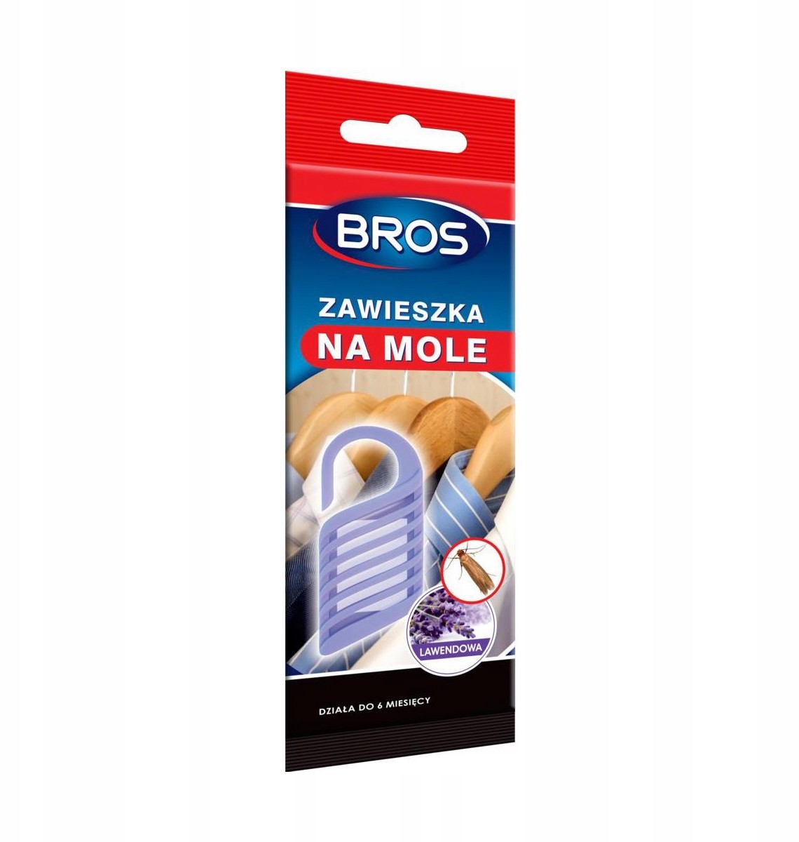 Bros Zawieszka na mole Lawendowa 1 szt.