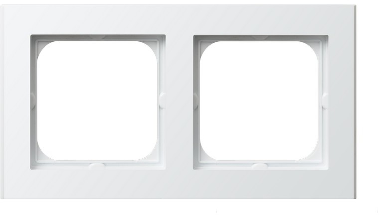 Ospel Ramka podwójna Biały - R-2R/00 Sonata