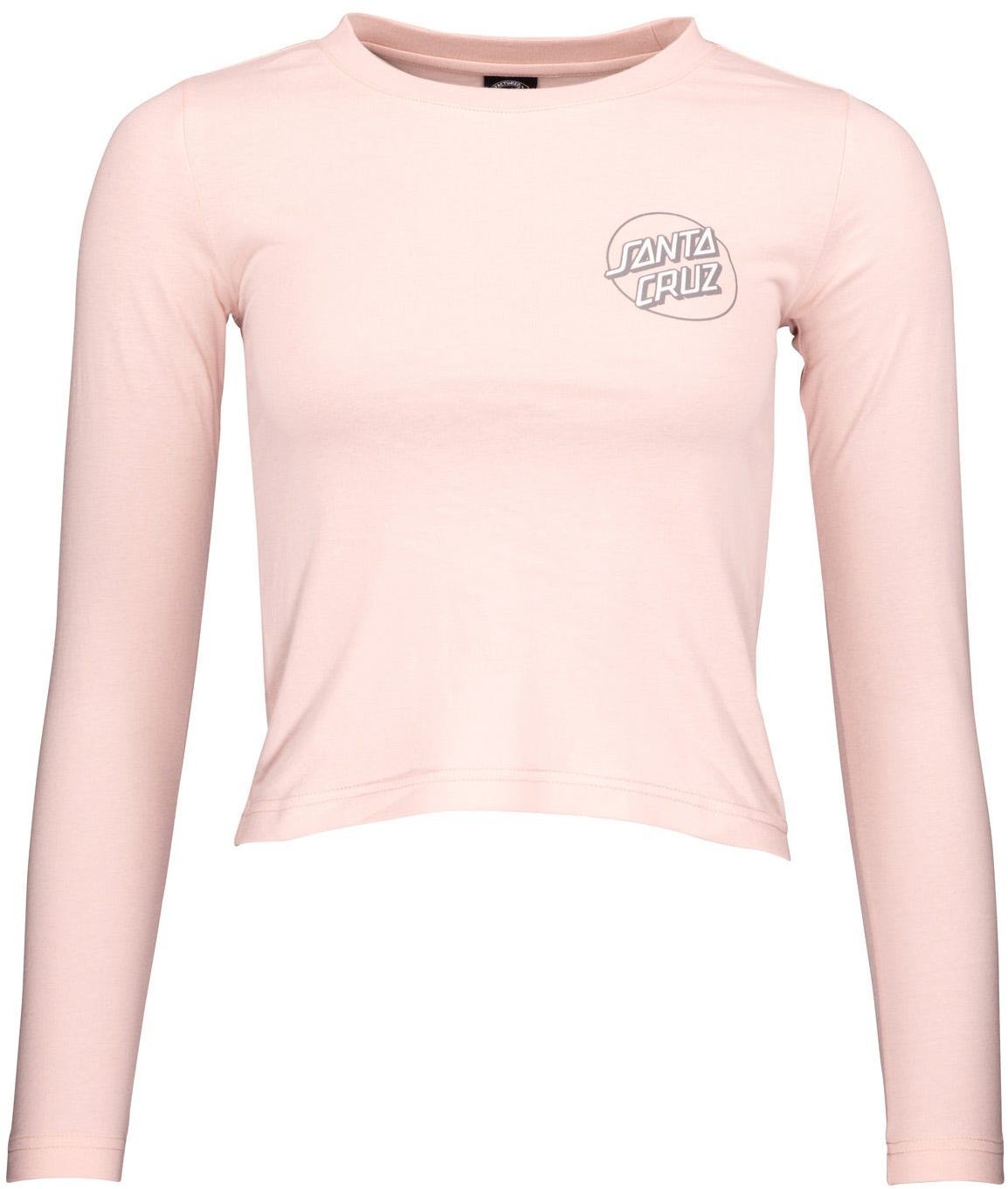 Santa Cruz t-shirt damski SCREAMING PAISLEY DOT LS TEE Chalk Pink