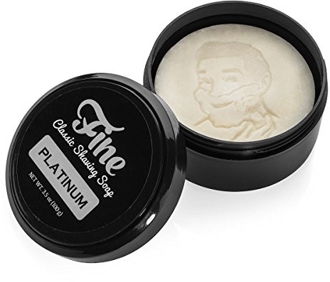 Fine Accoutrements Fine Shaving Soap Platinum, 100 g
