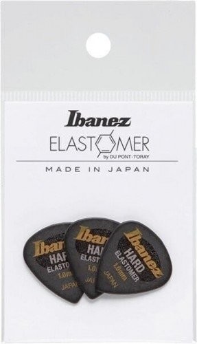 Ibanez Pick Elastomer zestaw 3 kostek hard Hazed Black