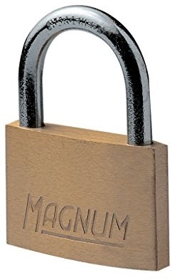 Magnum cad40 Kłódka, stalowy łuk, mosiądz, 40 MM