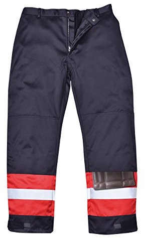 Portwest portwest fr56 bizflame Plus te spodnie, niebieski FR56NARL