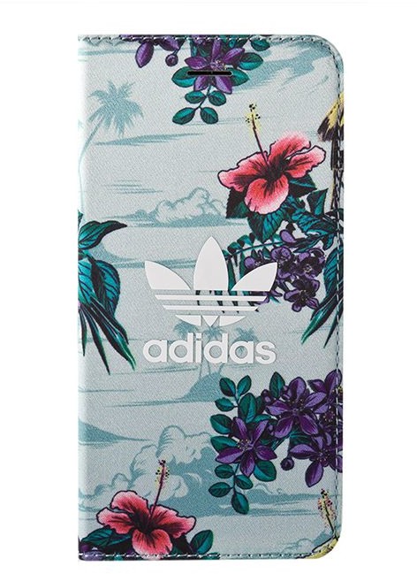 Adidas Booklet Case etui z klapką na Apple iPhone 6 / 6s CZARNY OTWIERANE NA BOK TWORZYWO SZTUCZNE 35616