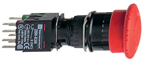 Schneider Elec PIC MSS 45 07 Taster grzybek obrotowy pierścień do desenclavar o średnicy 30 Czerwony