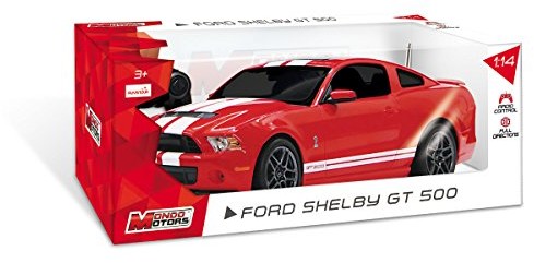 Mondo Shelby Gt 500 Ford RC pojazd 1:14, kolor czerwony/niebieski, 1899-12-31T01 00.00Z, 63550 63550