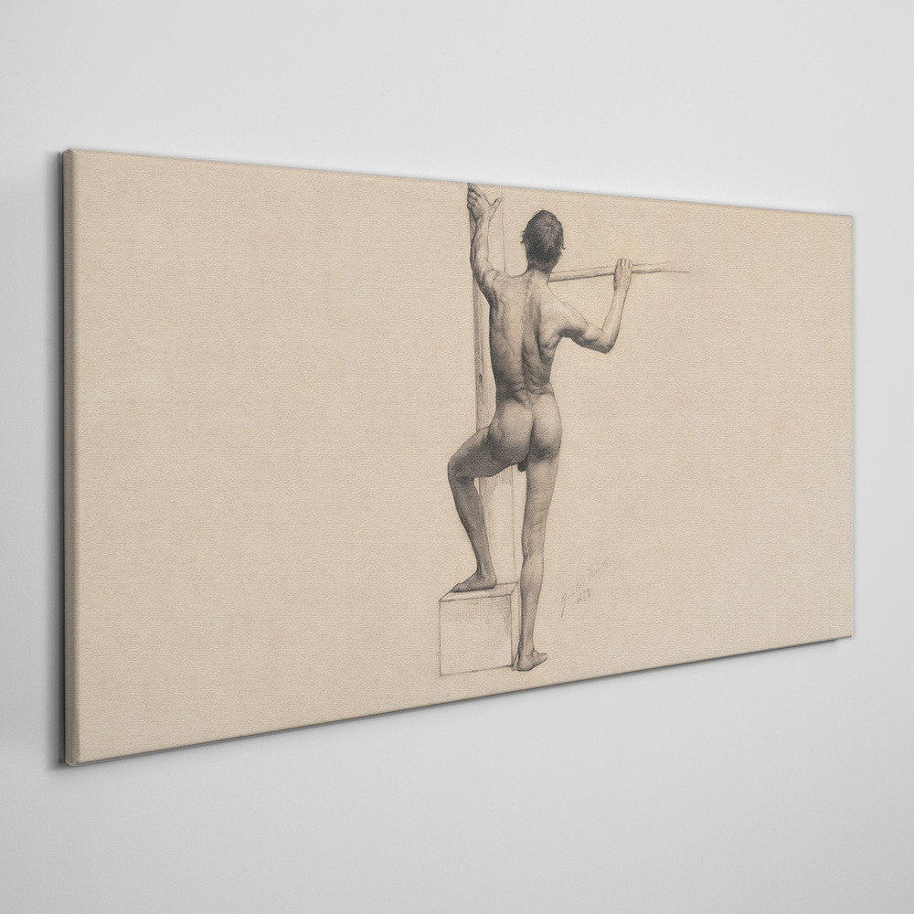 PL Coloray Obraz Canvas Mężczyzna Akt 100x50cm