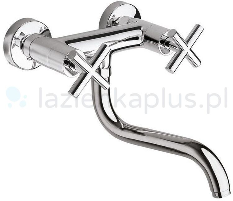 Sapho Axia bateria umywalkowa chrom 506S