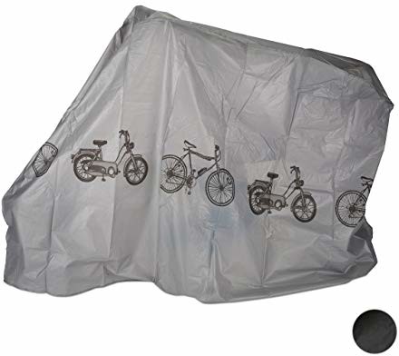 Relaxdays garaż rowerowy z polietylenu, odporny na rozdarcia pokrowiec ochronny, ochrona przed słońcem, osłona 220 x 115 cm, różne kolory 10023962_111