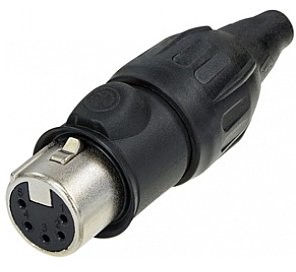 Neutrik NC5FX-TOP - 5-stykowe żeńskie złącze kablowe, TRUE OUTDOOR PROTECTED (TOP)