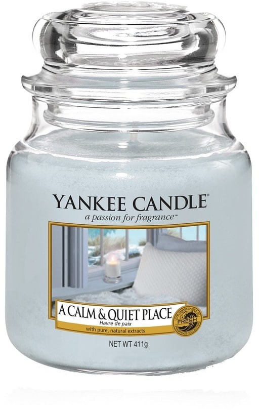 Yankee Candle Yankee Candle A Calm & Quiet Place 411 g Classic średnia świeczka zapachowa