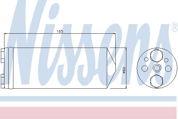 NISSENS Osuszacz, klimatyzacja NISSENS 95425