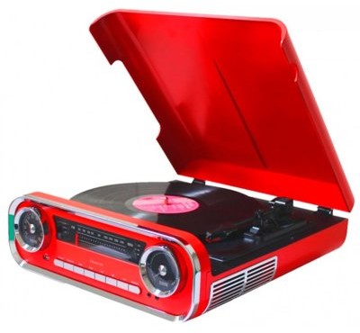 LAUSON 01TT17 Retro Czerwony