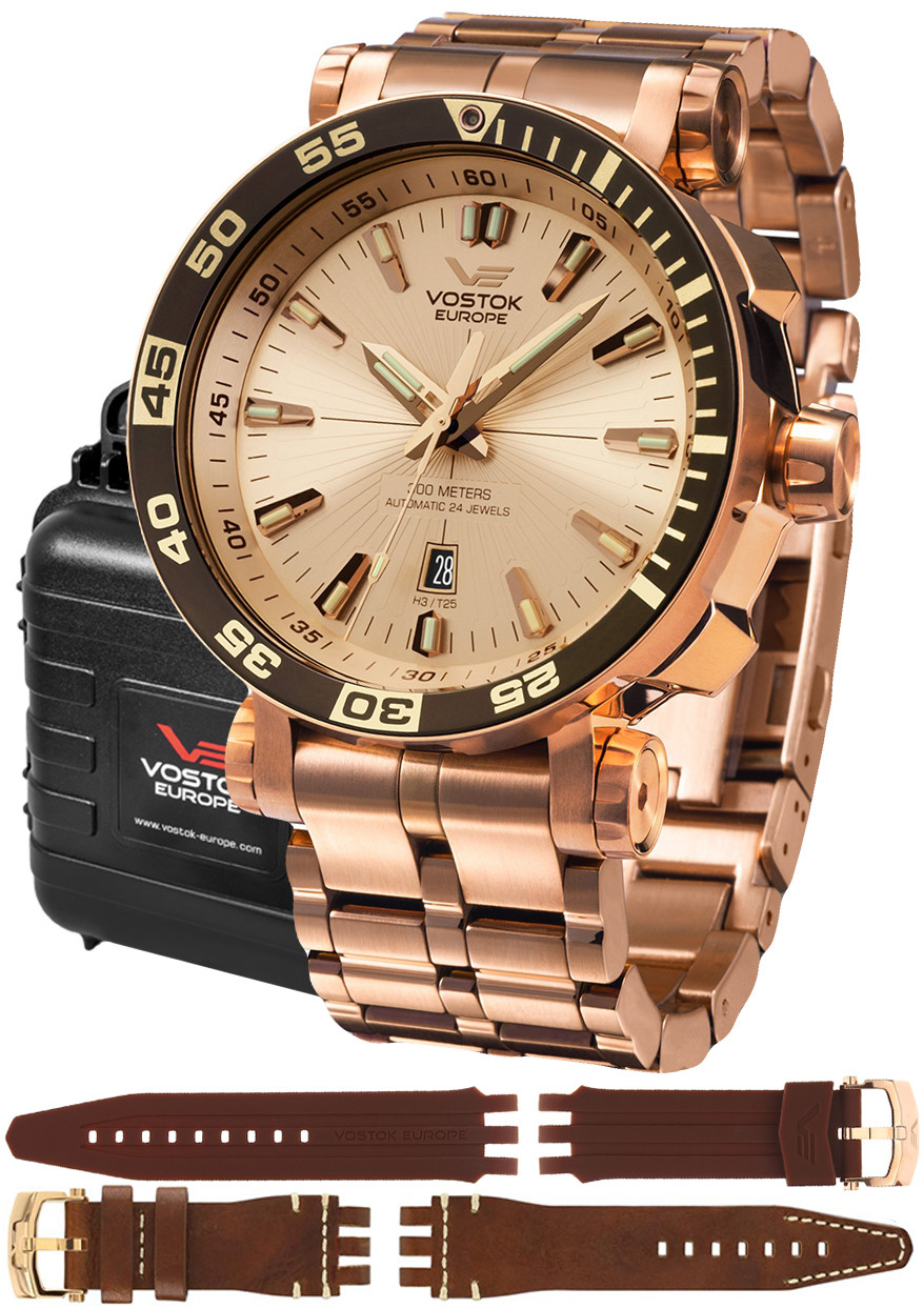 Vostok Europe Zegarek NH35A-575B281B Energia Rocket Multifunctional -