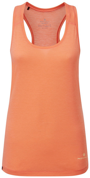 RONHILL RONHILL Koszulka biegowa damska LIFE TENCEL VEST pomarańczowa