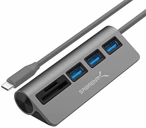 Micro Sabrent Sabrent 3-portowy hub USB 3.0 z czytnikiem kart SD SD (HB-U3CR) HB-U3CR