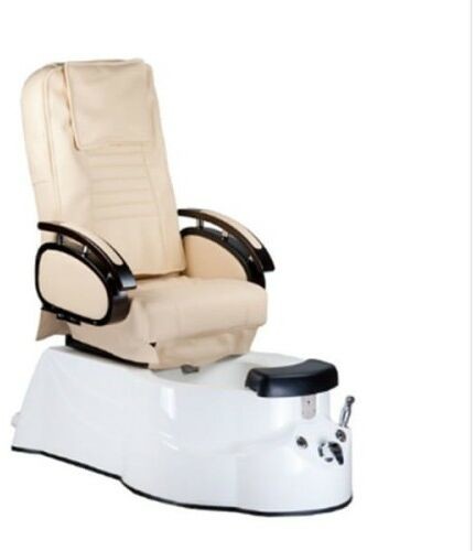 Bs fotel do pedicure z masażem br-3820d kremowy