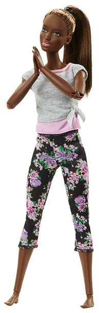 Mattel Barbie Made To Move Kwiecista Lalka Etniczna FTG83