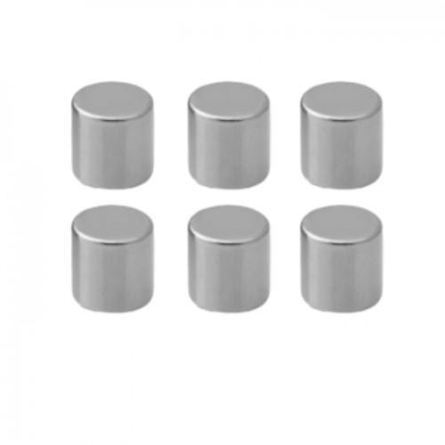 Allboards Zestaw 6 szt magnesów neodymowych WALCE 10x10 mm