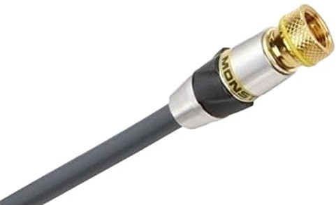 Monster Płaszcz Essentials Video kabel przyłączeniowy Sat F wtyk (z dur Duraflex) 3 m ME F HS-3M WW
