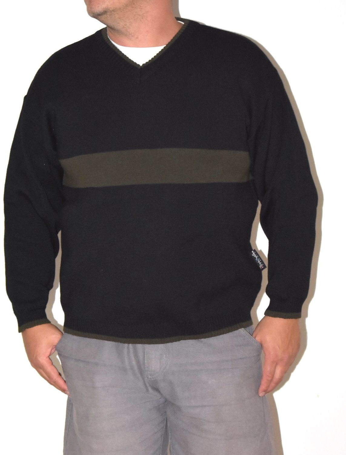 BLACK PUDDING sweter BLACK PUDDING BP JUMPER Black Green