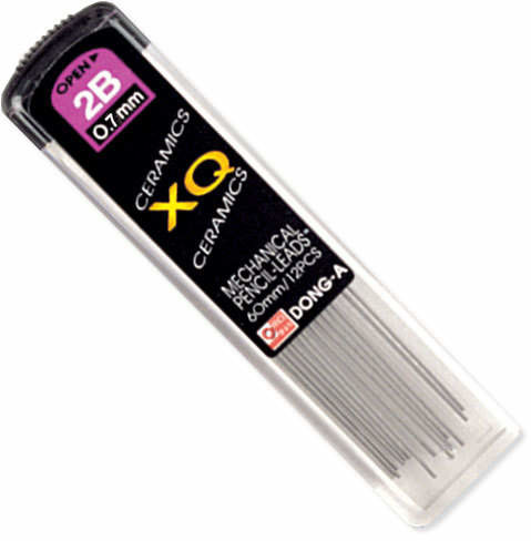 Wkłady do ołówków grafity) Dong-A 2B 0,7 [12 szt.]