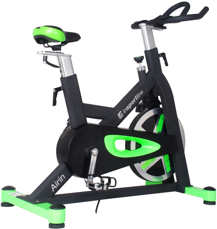 Insportline Rower spiningowy Airin czarno-zielony - INS9360