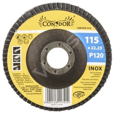 Condor Tarcza ścierna P120 115mm 1szt