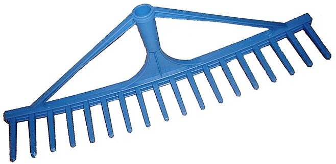 Grabie Plastikowe Do Siana Trawy Polskie 18 zębów