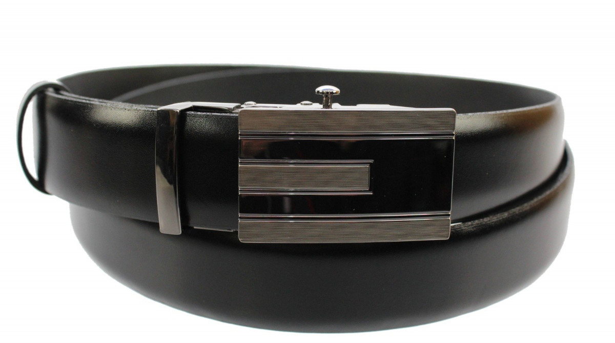 PolskaGalanteria.pl Klamra Do Paska Męskiego Z Mechanizmem Ząbkowym 30 mm Srebrna 54