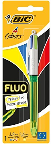 BIC Fluo 933949 długopis kulkowy, 4-kolorowy 933949