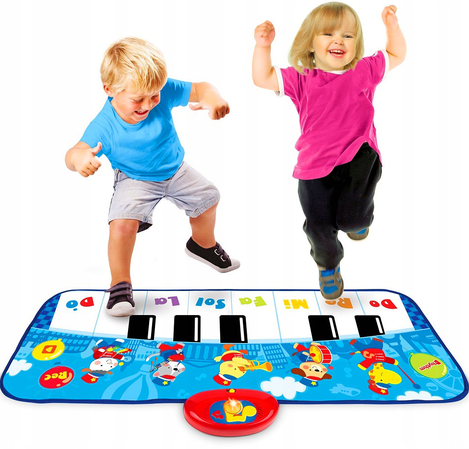 Interaktywna Mata Muzyczna Pianinko Z Nagrywaniem