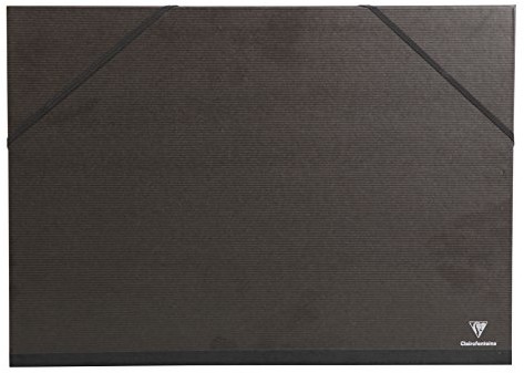 Clairefontaine Clairefontaine 44800C teczka artystyczna Kraft, A3+, elastyczne paski - czarna 44800C