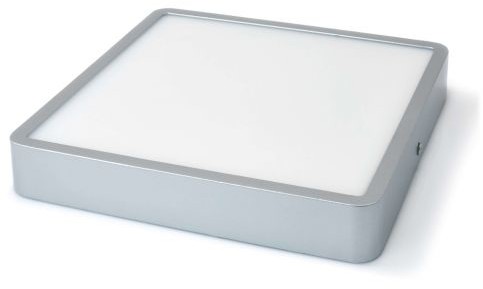 Zdjęcia - Żyrandol / lampa Panel natynkowy kwadrat LED Modern 24W - Srebrny - Biały neutralny (4500K)