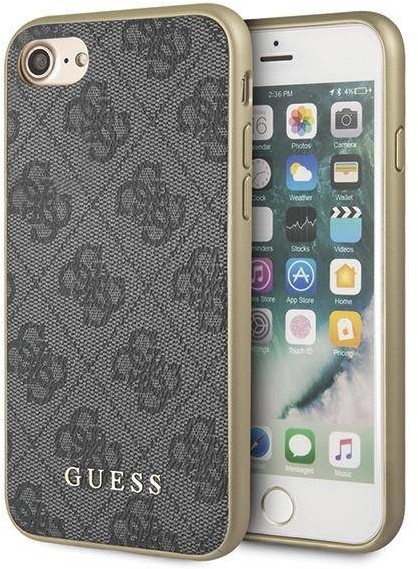 Guess GUHCI8G4GG iPhone 7/8/SE 2020 szary/grey hard case 4G Collection