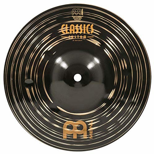 Meinl Cymbals talerze klasyczne niestandardowe ciemne rozpryski - 25 cm (CC10DAS) CC10DAS