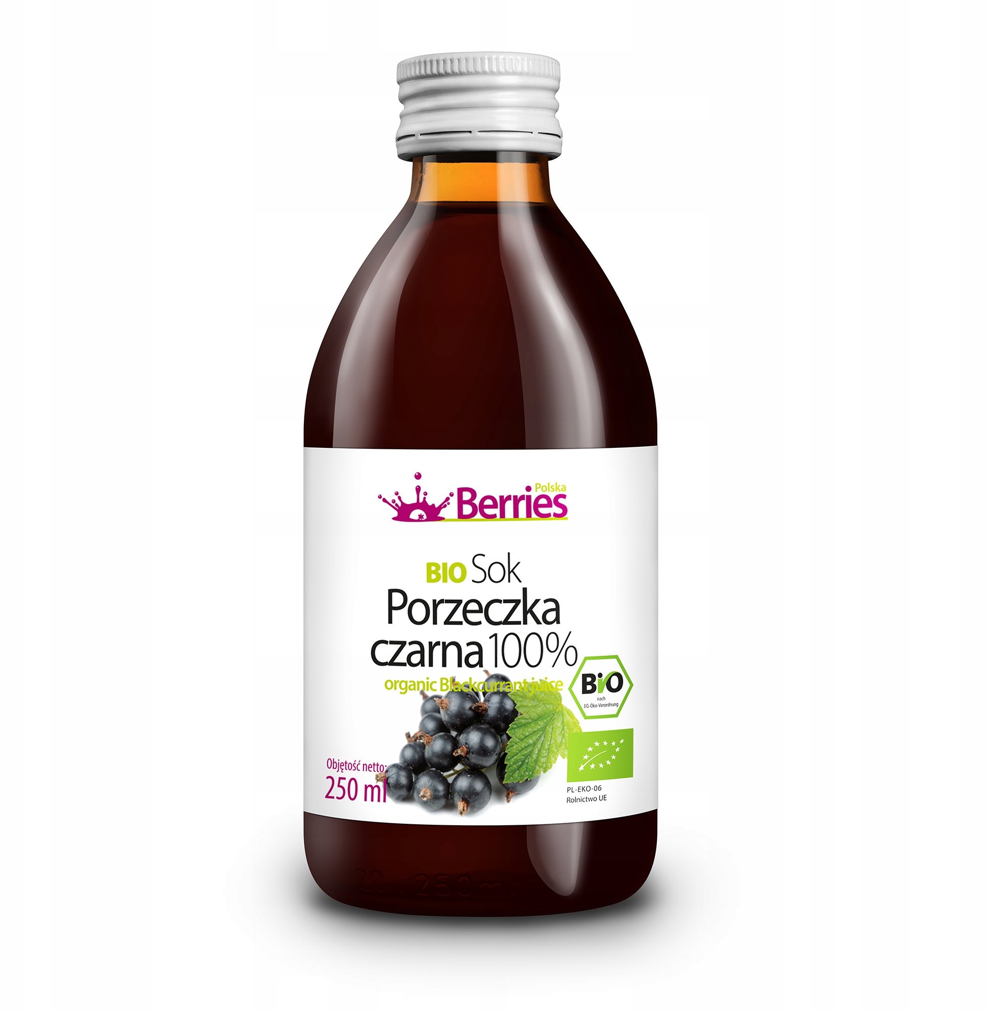 Bio Sok Porzeczka Czarna 100% ekologiczny 250ml