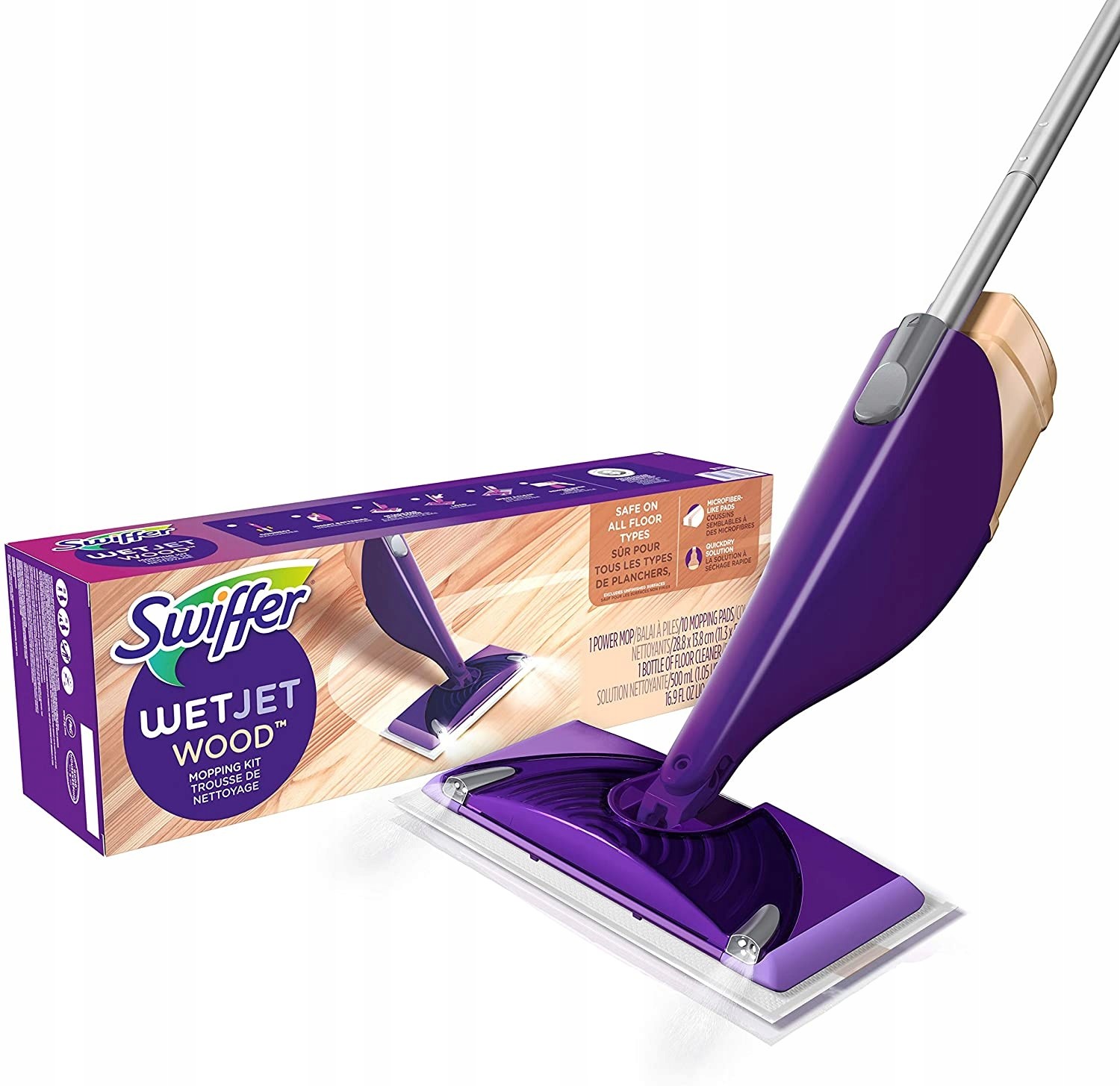 Wkłady do mopa Swiffer WetJet Wood 8 szt