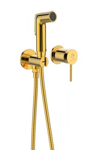SEA HORSE Bateria OVE GOLD STICK bidetowa podtynkowa złoty połysk BJV308/1G-SG2
