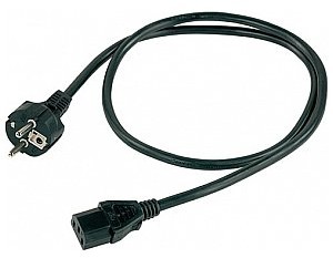 PROEL SM300LU25 Kabel zasilający (3 x 1 mm2) IEC / Shucko - 2,5m SM300LU25