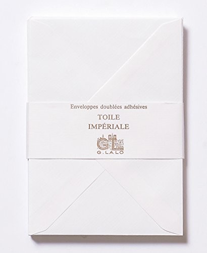 Lalo C6 Toile Imperial envelope  biały (20 sztuk) 22200L