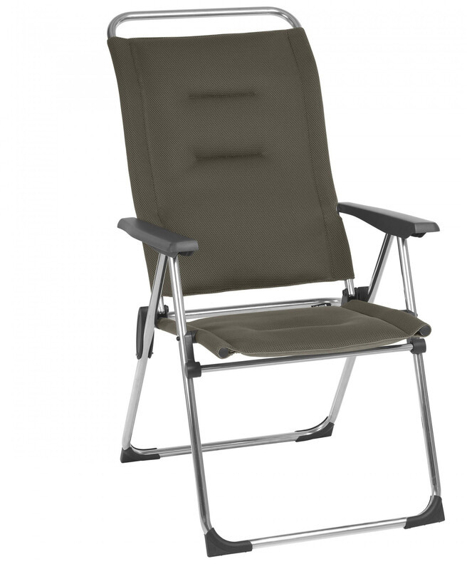 Lafuma Mobilier Alu Cham Krzesło kempingowe Air Comfort, taupe 2021