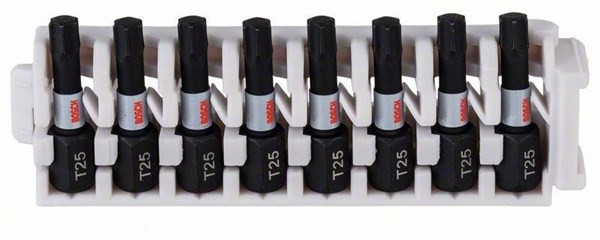 Bosch BITS IMPACT T25 25MM 8STK 2608522381