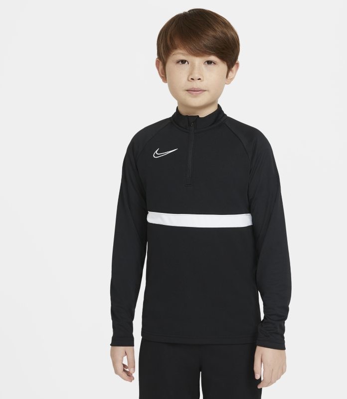 Nike Treningowa koszulka piłkarska dla dużych dzieci Dri-FIT Academy - Czerń CW6112-010